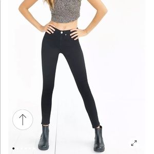 BDG Twig Highrise Black Jeans Size 27 Skinny Stretch #h19